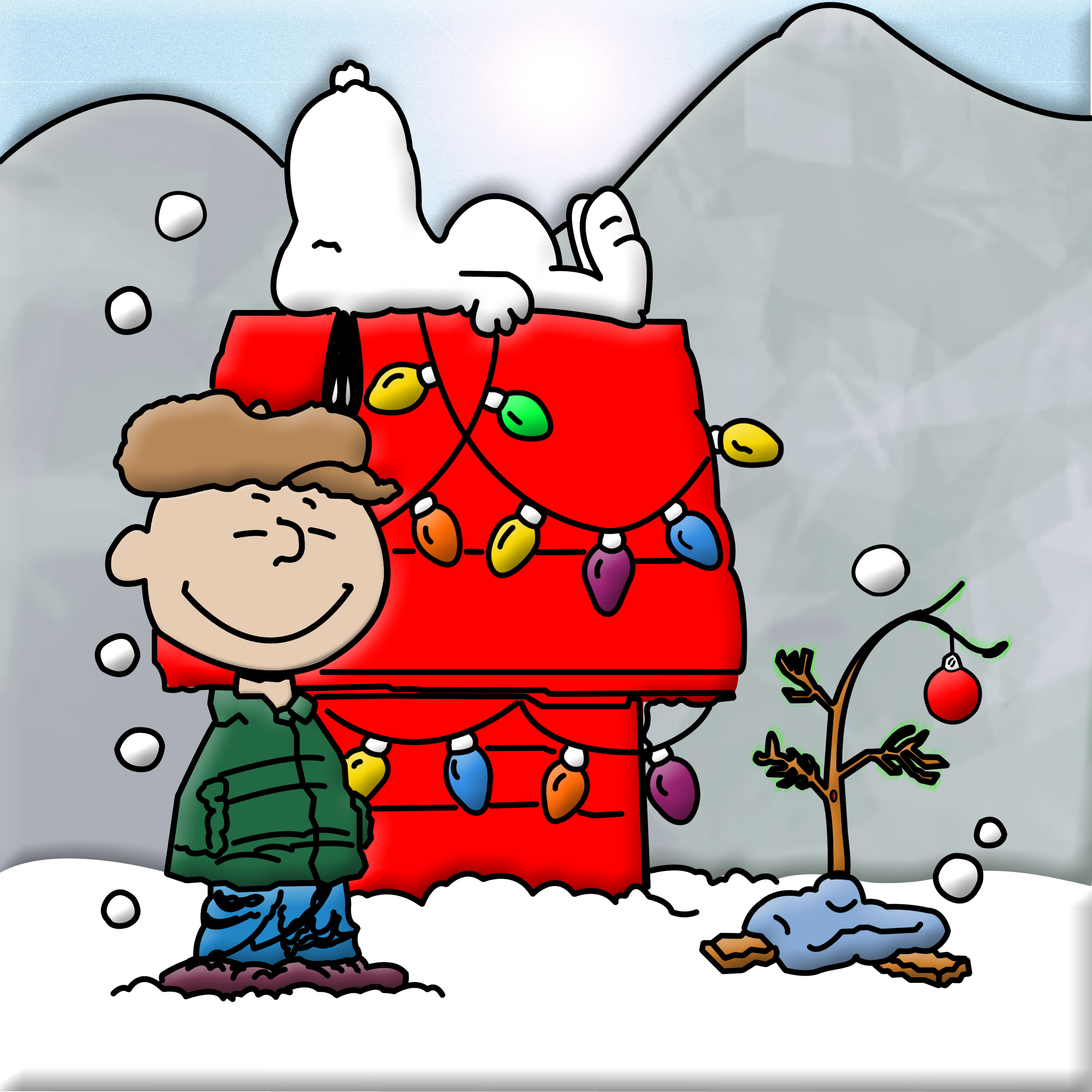 15 Snoopy Christmas Icons Images