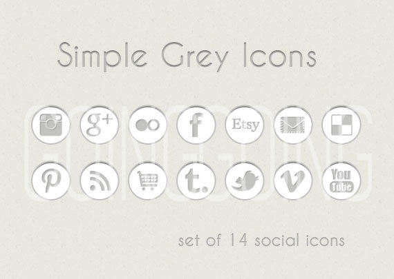 Social Media Facebook Twitter Instagram Icons