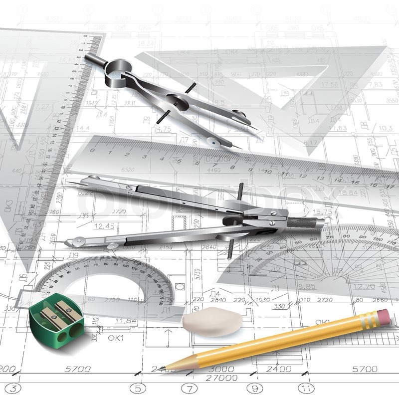 Technical Drawing Tools Clip Art