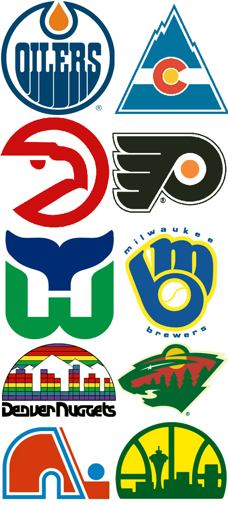 Throwback Sports Logos