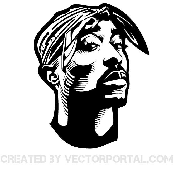 Tupac Shakur Vector