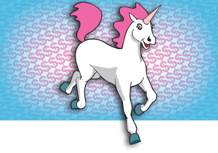 Unicorn with Money