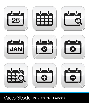 Vector Calendar Date Vector Calendar Date