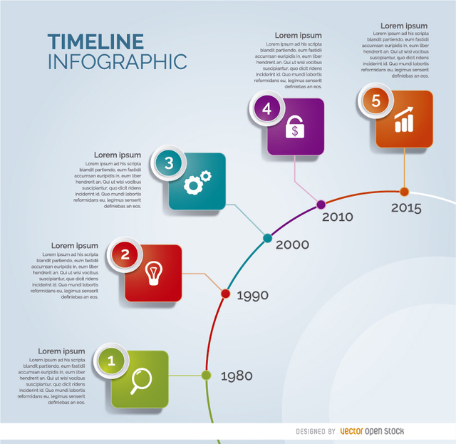 Vector Infographic Timeline