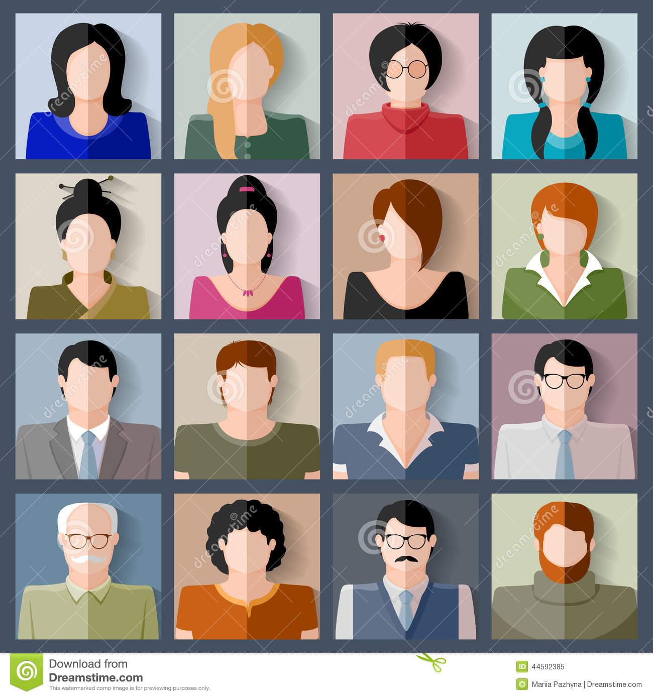 Vector Person Icon Flat