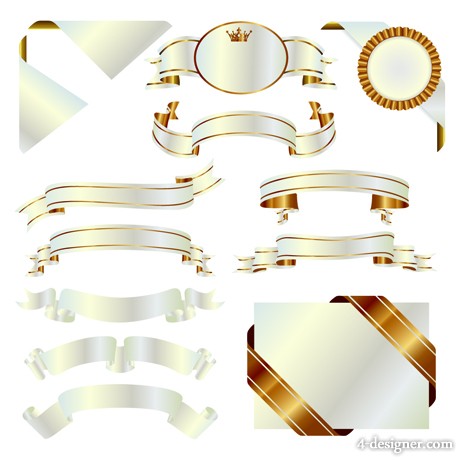 Vector Ribbon Templates