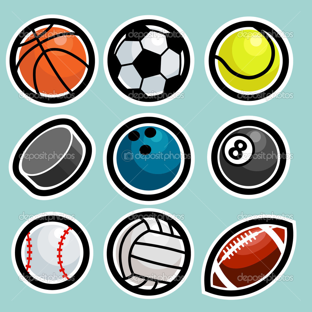 Vector Sports Balls Vector Sports Balls