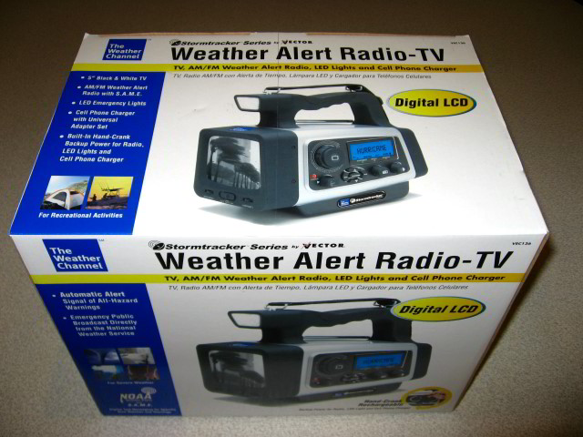 Vector StormTracker Weather Alert Radio TV