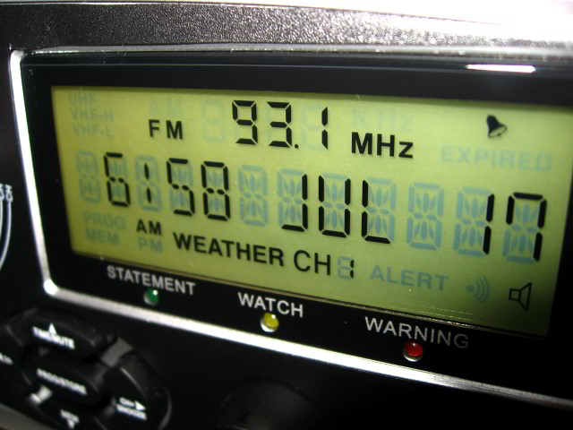 Vector StormTracker Weather Alert Radio TV