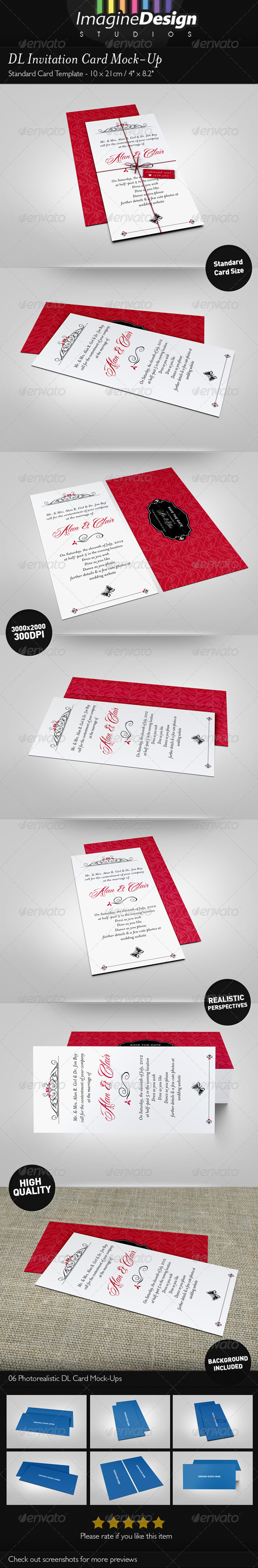 11 Free Invitation Mockup PSD Images