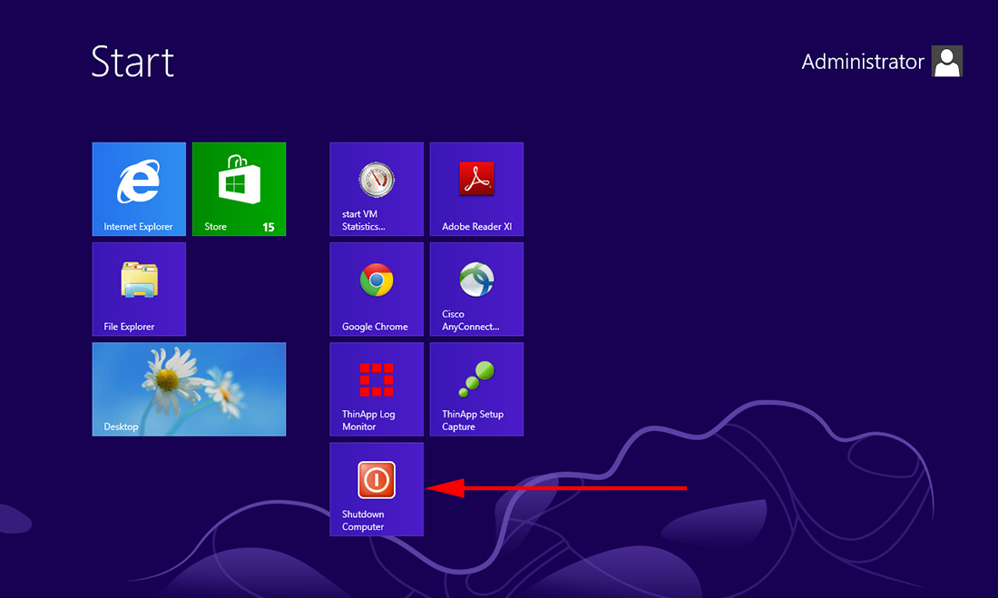 Windows 8 Shut Down Icon