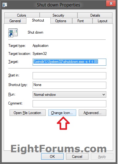 Windows 8 Shut Down Shortcut