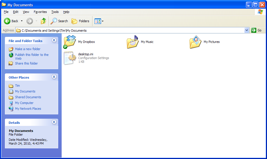 Windows XP My Documents
