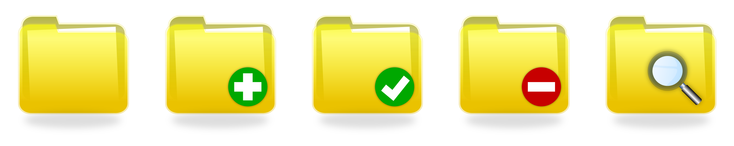 Yellow Folder Icon