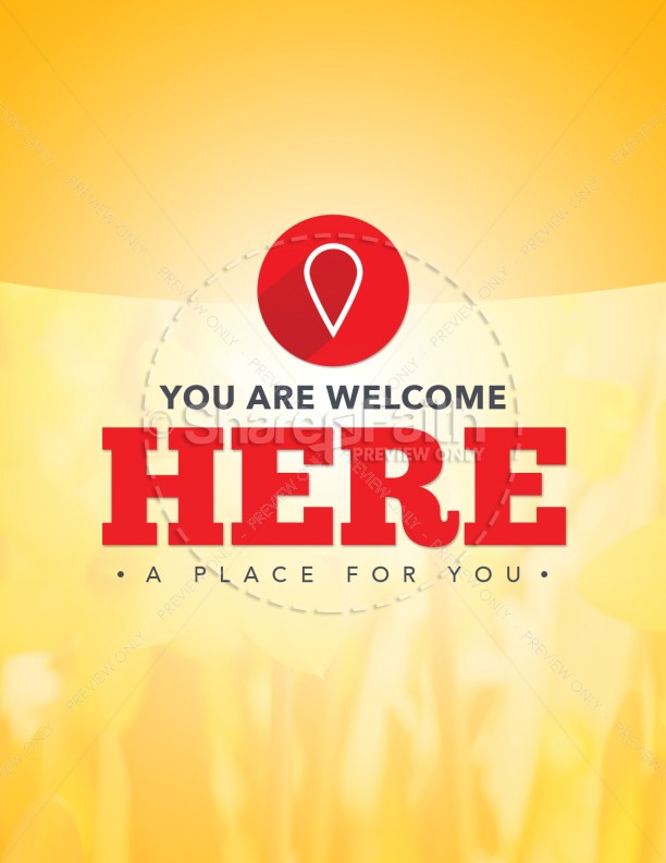 You Are Welcome to Church Flyers You Are Welcome to Church Flyers