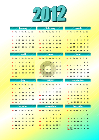 2012 Calendar