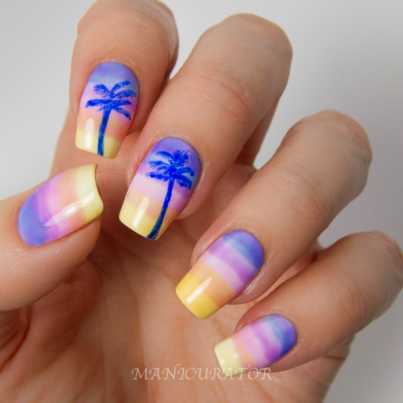 2015 Summer Acrylic Nail Designs