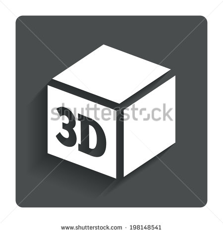 3D Print Button Icon 3D Print Button Icon