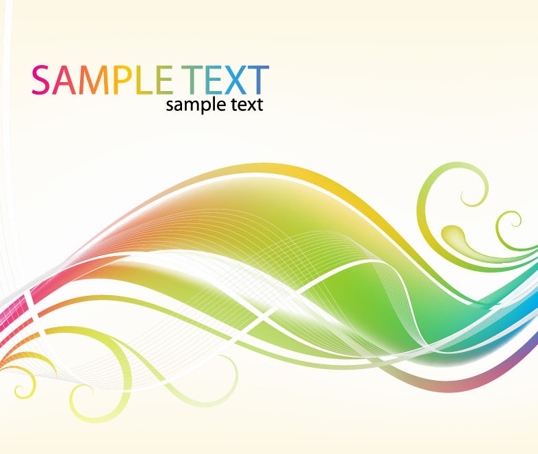 14 Vector Abstract Swirl Design Images