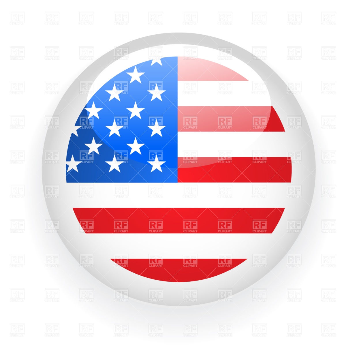 American Flag Vector Clip Art