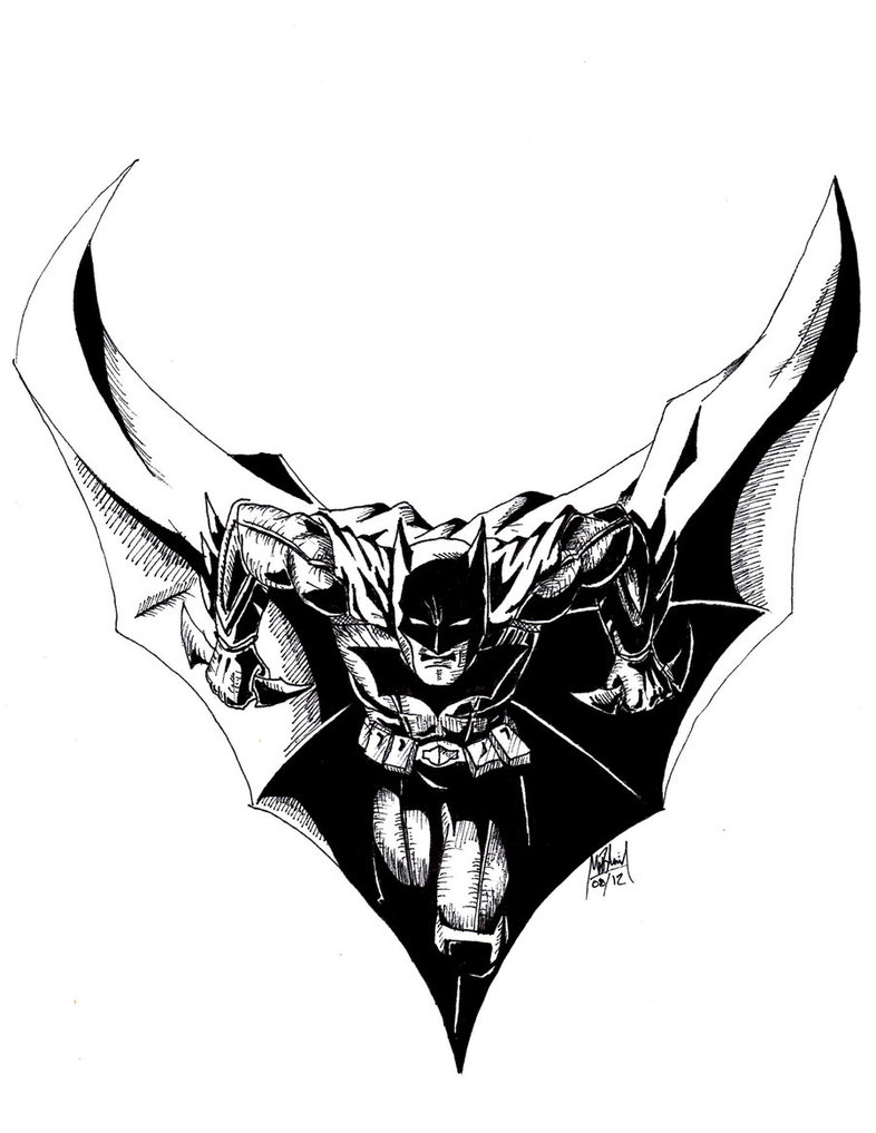 18 Batman Black And White Vector Images - Batman Black and White