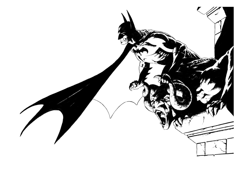 BATMAN BLACK AND WHITE