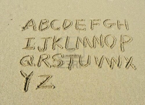 Beach Sand Writing Font