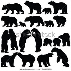 Bear Silhouette Clip Art