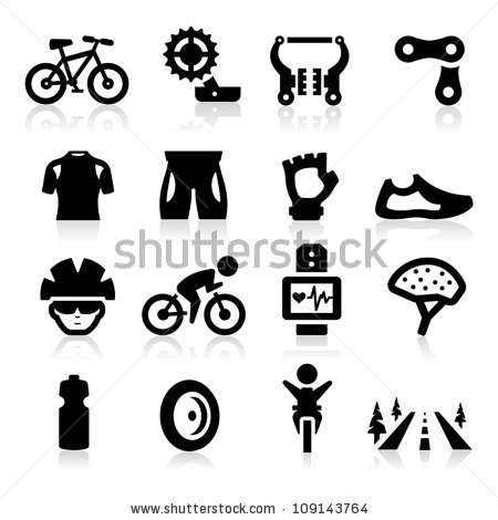 Bike Gears Icon Vector