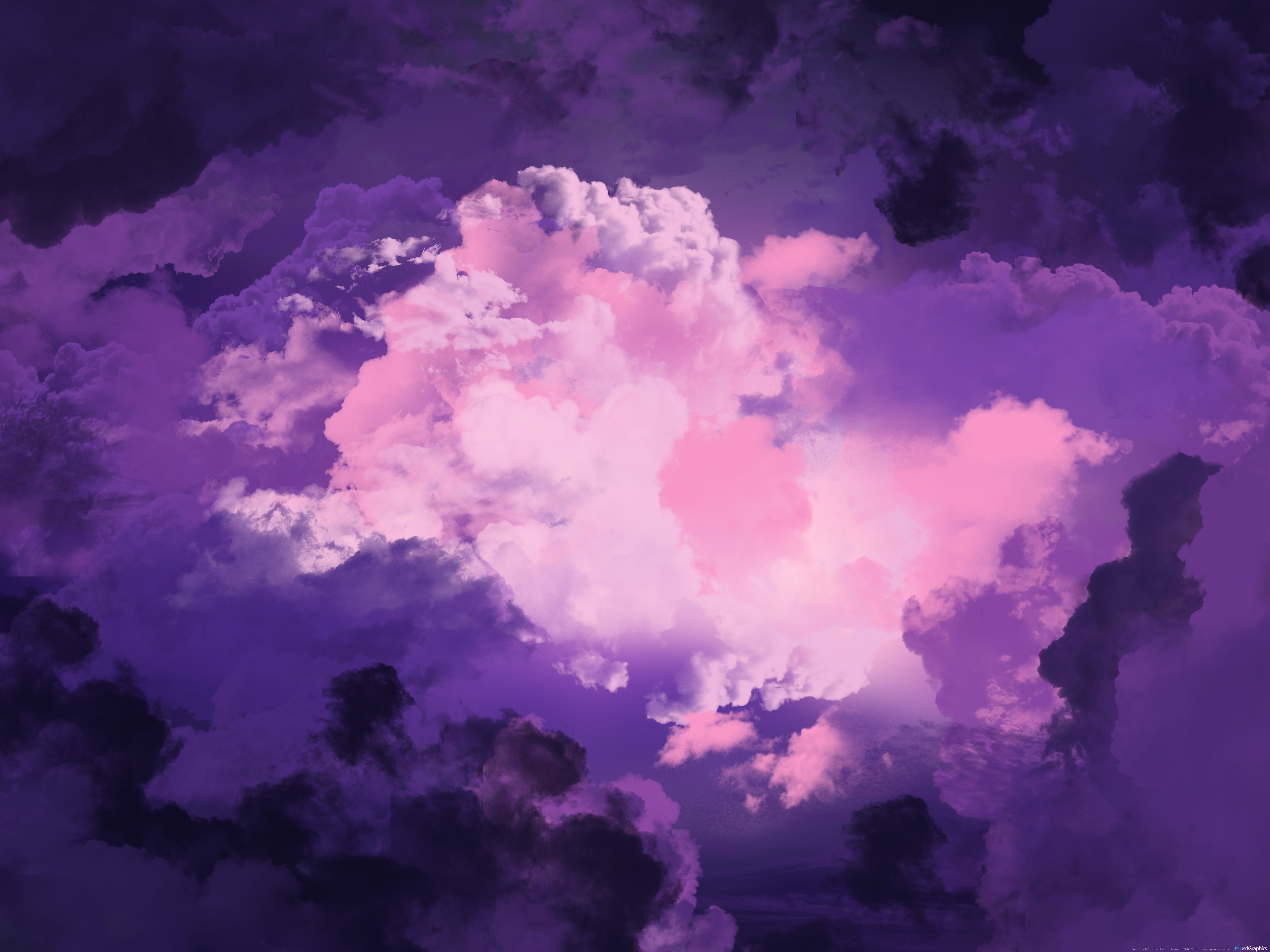 Black and Purple Skies