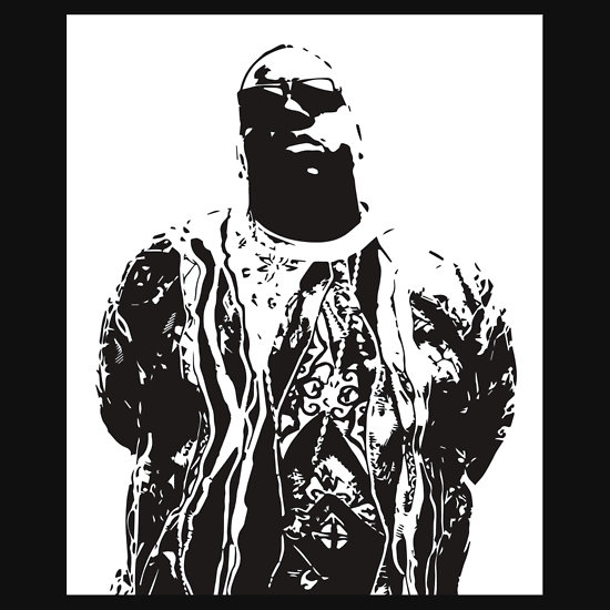 Black Biggie Smalls Sweater