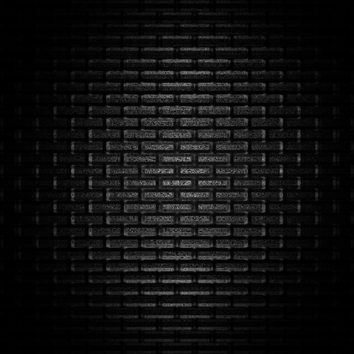 Black White Brick Wall