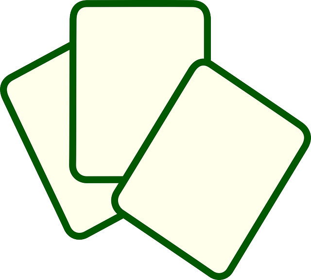 Blank Deck of Cards Clip Art