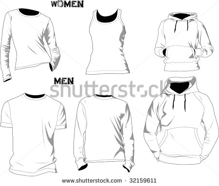 Blank T-Shirt Template