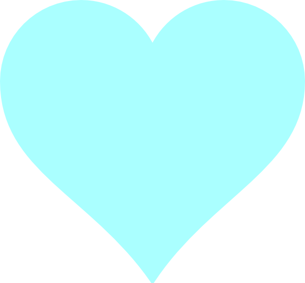 Blue Heart Clip Art as Background