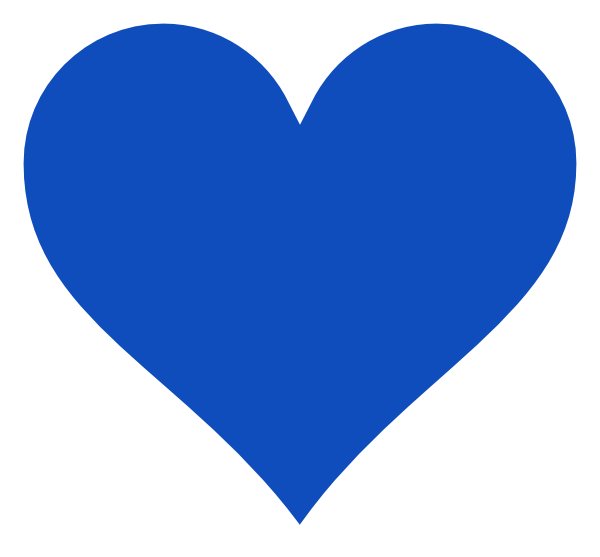 10 Photos of Blue Art Heart Vector