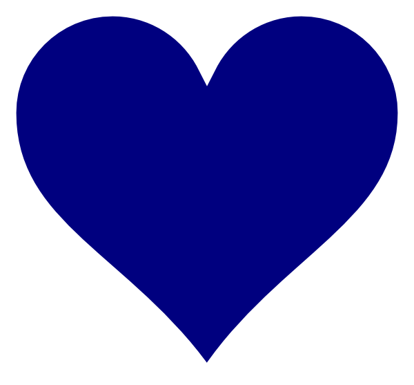 Blue Heart Clip Art