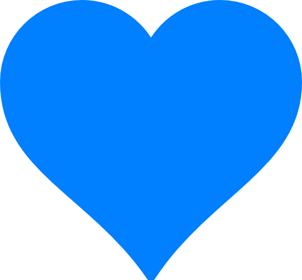 Blue Heart Clip Art