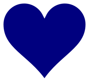 Blue Heart Clip Art