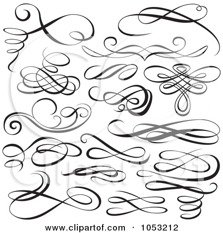 Calligraphy Designs Clip Art