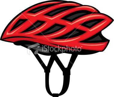 Cartoon Bike Helmet Clip Art