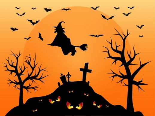 Cemetery Halloween Graphics