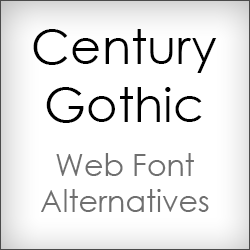 8 Century Gothic Font Images