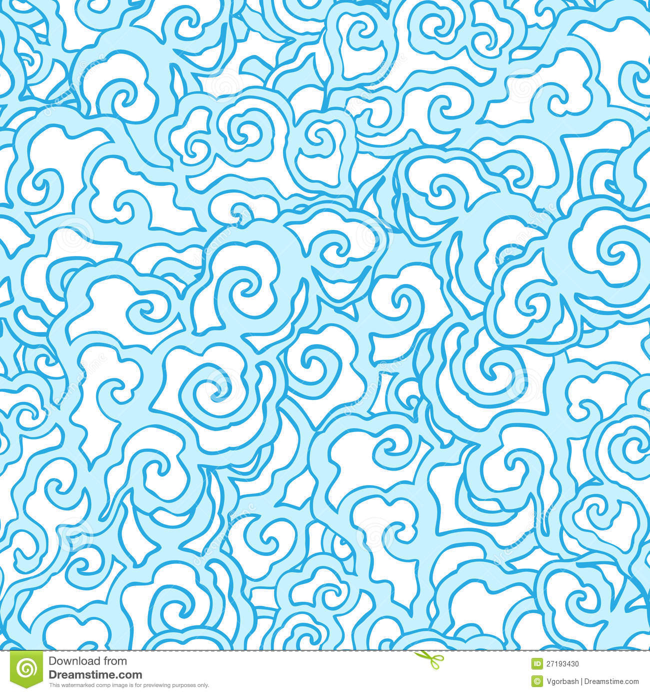 Chinese Cloud Pattern Seamless