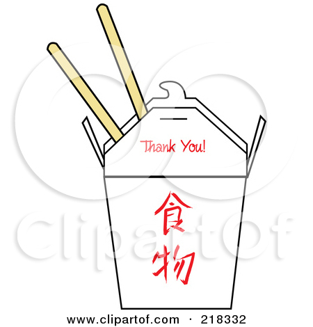 Chinese Food Take Out Boxes Clip Art