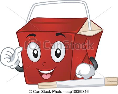 Chinese Take Out Box Clip Art Free