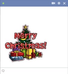 Christmas Tree Emoticon Facebook