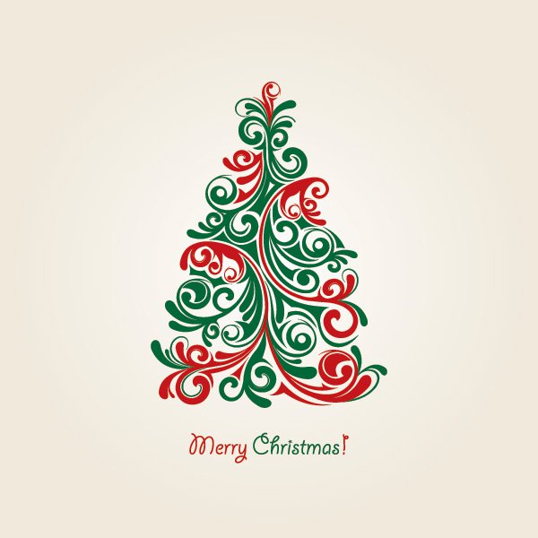 15 Christmas Trees Free Vector Graphics Images