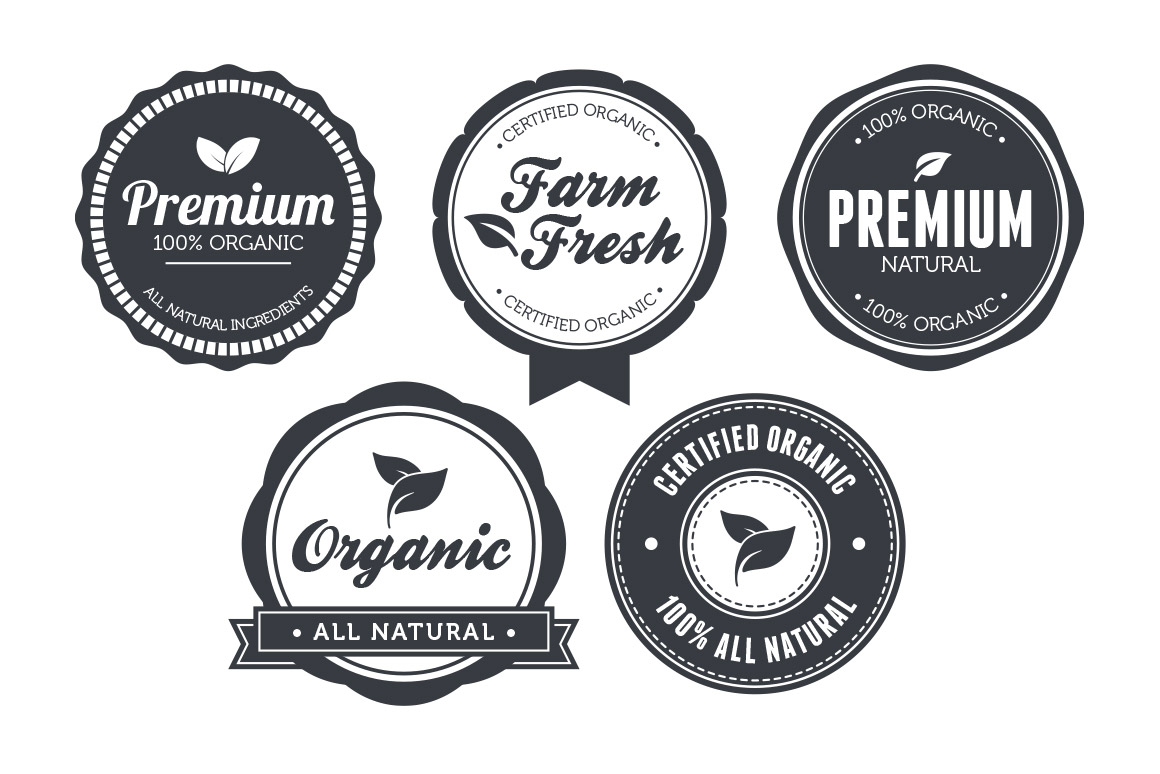 Circular Vintage Badges Vector Pack