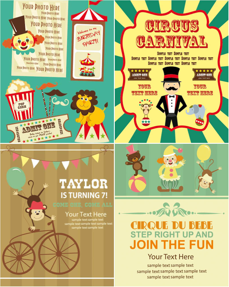 Circus Vector Free Download